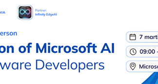 Invitație: Adoption of Microsoft AI for Software Developers – 7 martie Invitație: Adoption of Microsoft AI for Software Developers - 7 martie